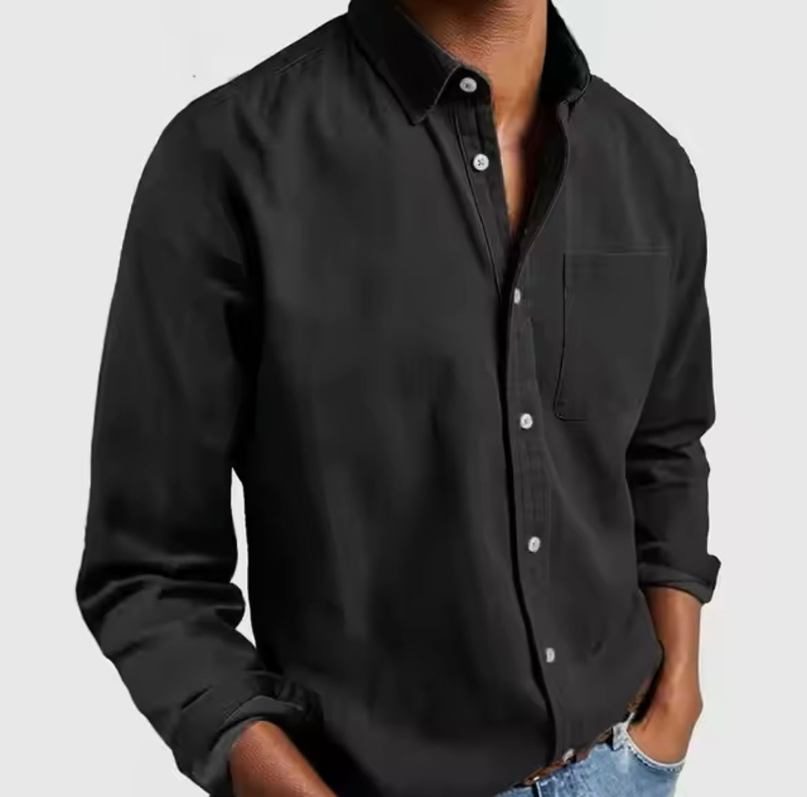 Chemise homme élégante style classique