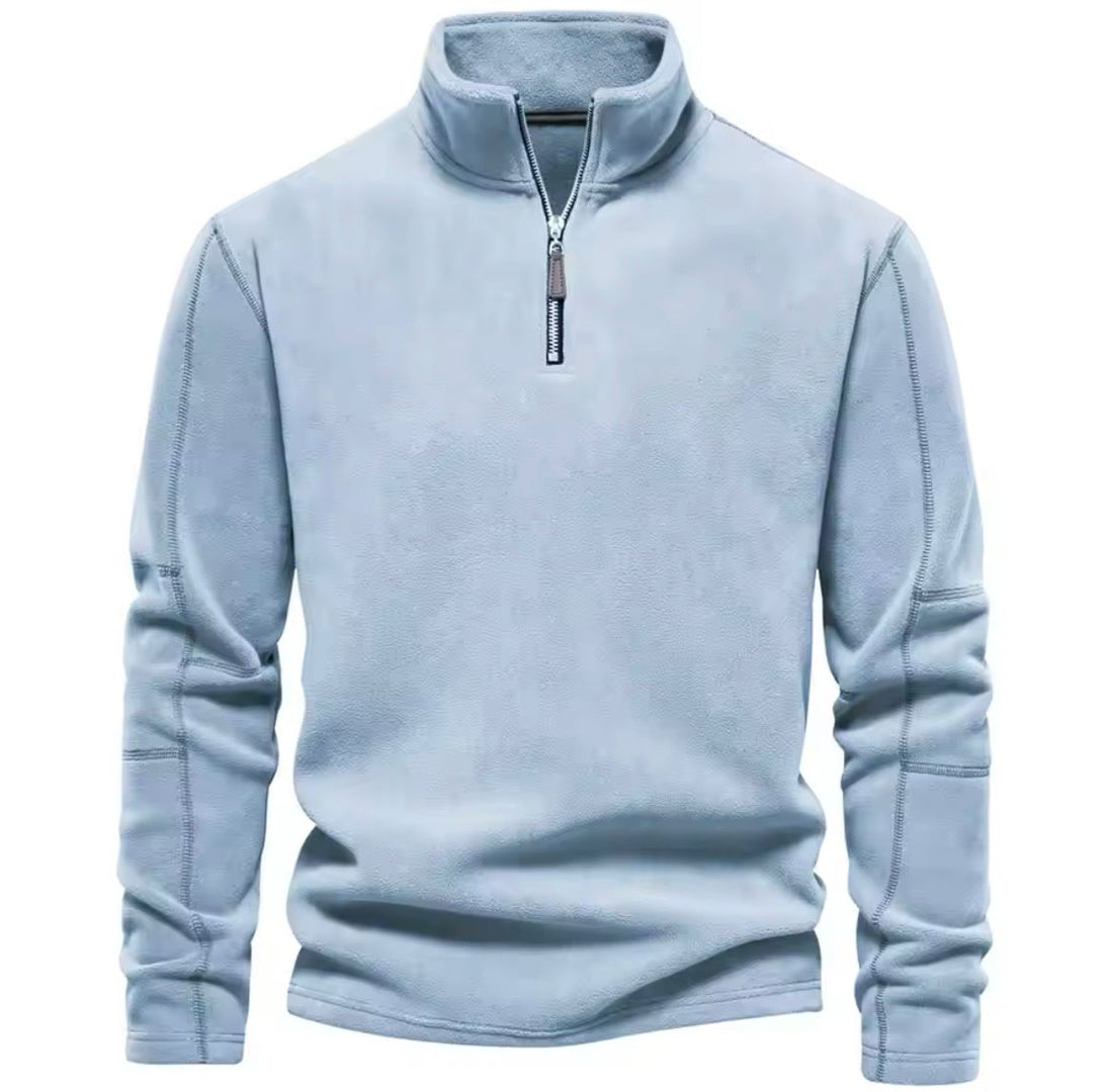 Polaire Homme Chaud Mi-Zip
