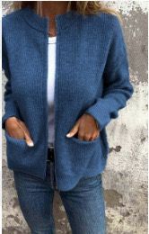 Sweat-shirt confortable pour femme avec poches