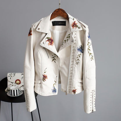 Manteau vegan pour femme en cuir véritable