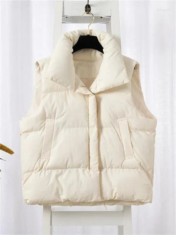 Bodywarmer stylé et chaud avec de grandes poches