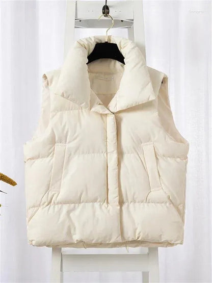 Bodywarmer stylé et chaud avec de grandes poches