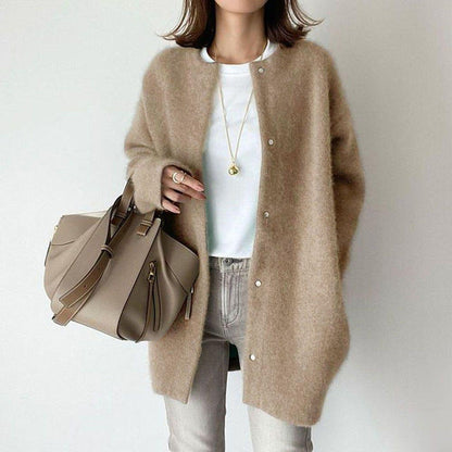 Écharpe femme Gilet Boutons Manches longues
