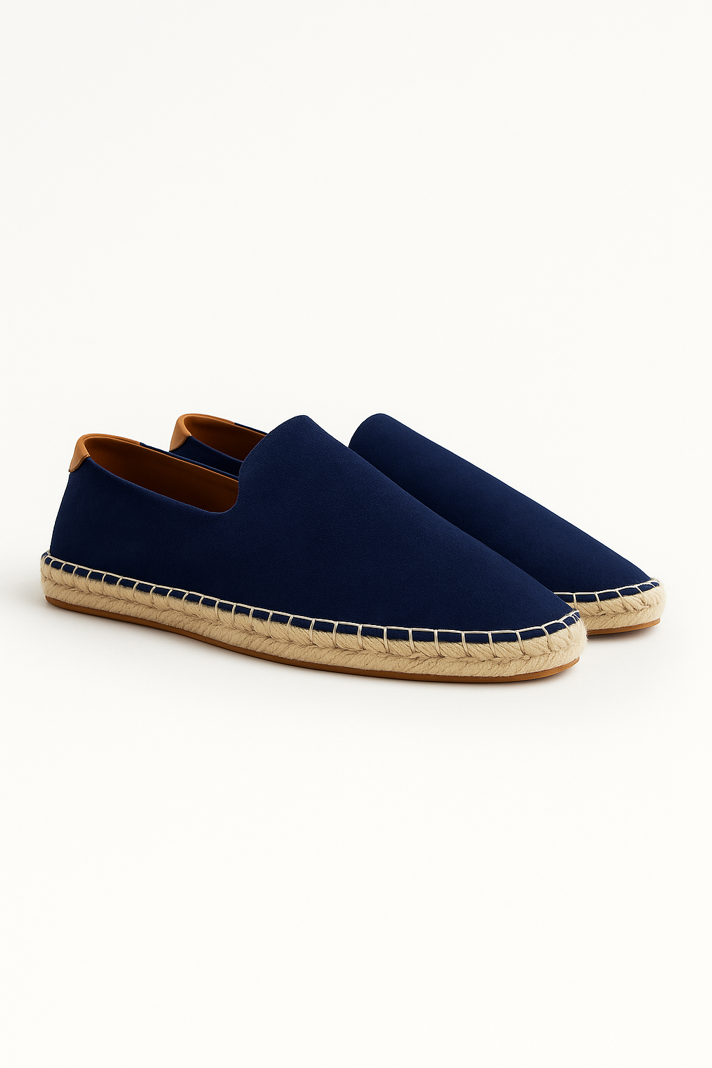 Mocassins confortables en daim pour hommes, chaussures d'été