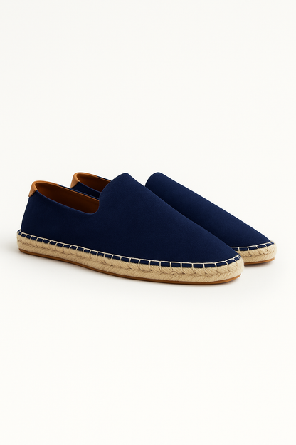Mocassins confortables en daim pour hommes, chaussures d'été