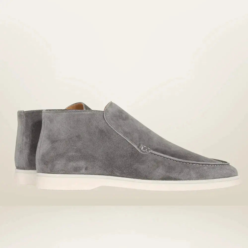 Mocassins élégants pour hommes aspect daim