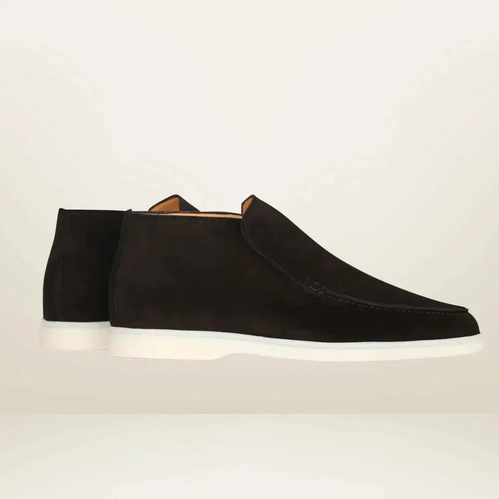 Mocassins élégants pour hommes aspect daim