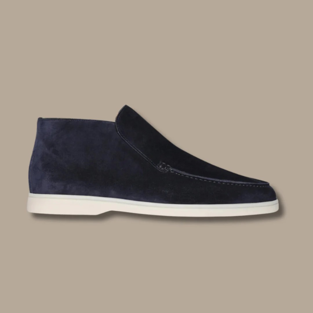 Mocassins homme confortables aspect daim