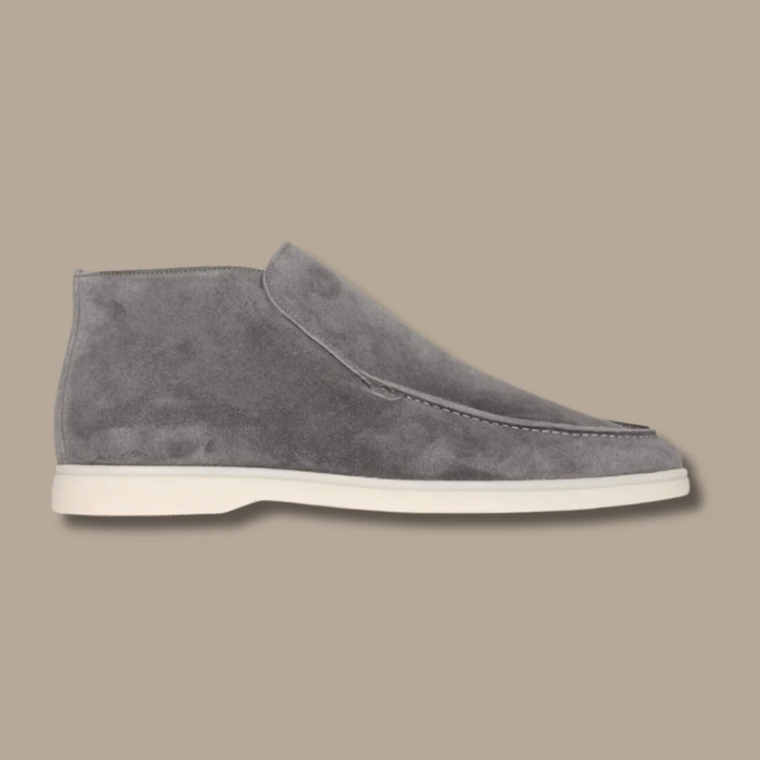 Mocassins homme confortables aspect daim