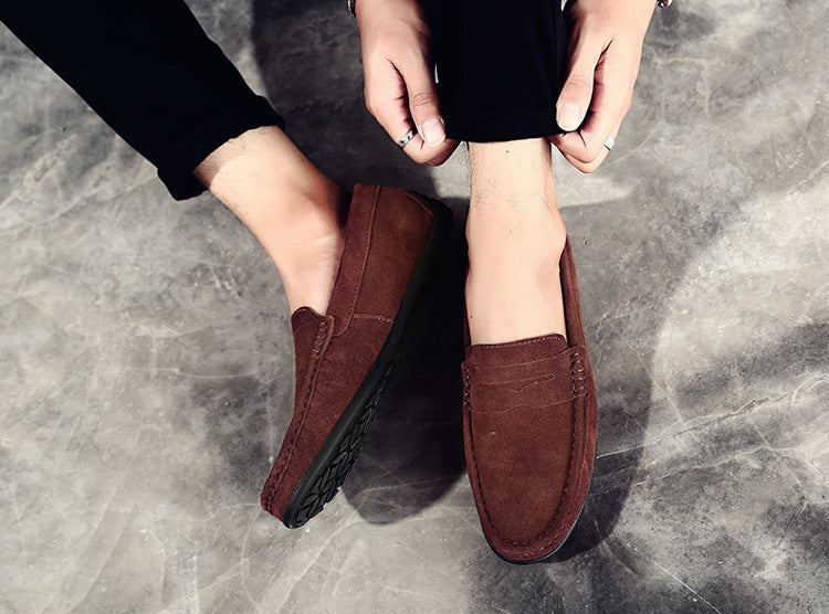 Mocassins en daim antidérapants élégants pour homme