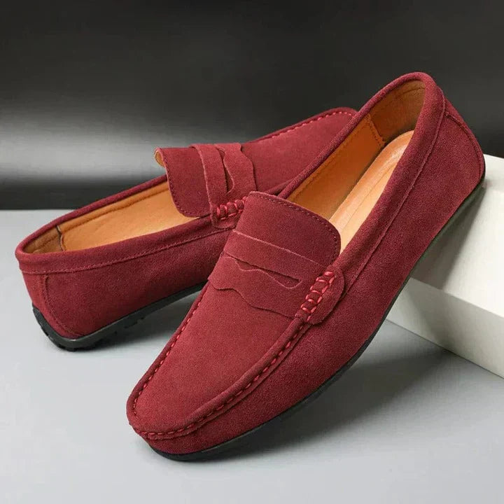 Mocassins en daim antidérapants élégants pour homme