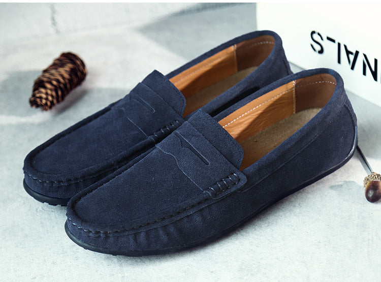 Mocassins en daim antidérapants élégants pour homme