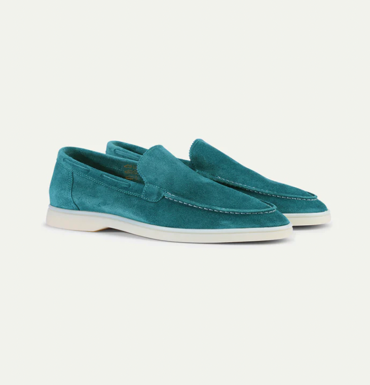 Mocassins homme confortables en daim