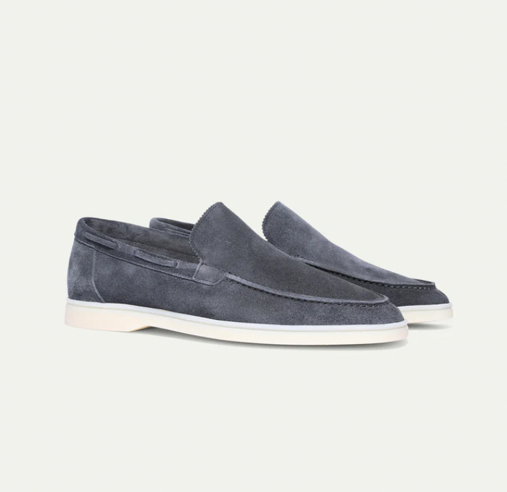 Mocassins homme confortables en daim