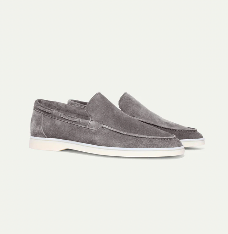 Mocassins homme confortables en daim