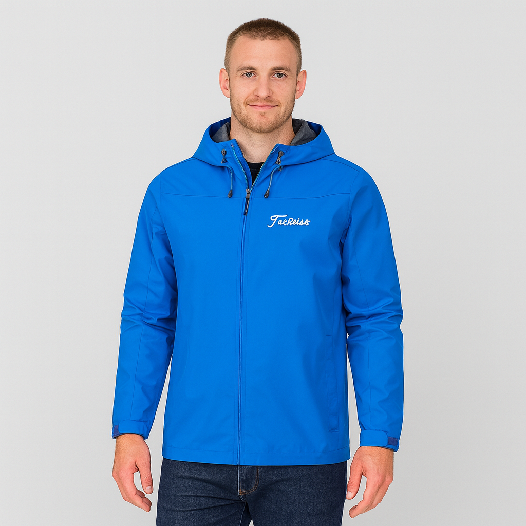 Veste imperméable pour homme Veste fonctionnelle d'extérieur Fermeture éclair