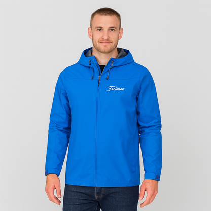 Veste imperméable pour homme Veste fonctionnelle d'extérieur Fermeture éclair