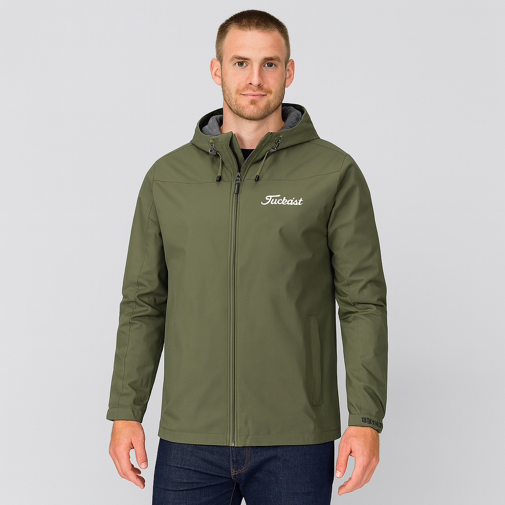 Veste imperméable pour homme Veste fonctionnelle d'extérieur Fermeture éclair