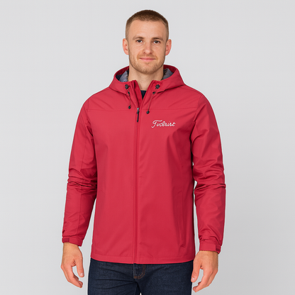 Veste imperméable pour homme Veste fonctionnelle d'extérieur Fermeture éclair