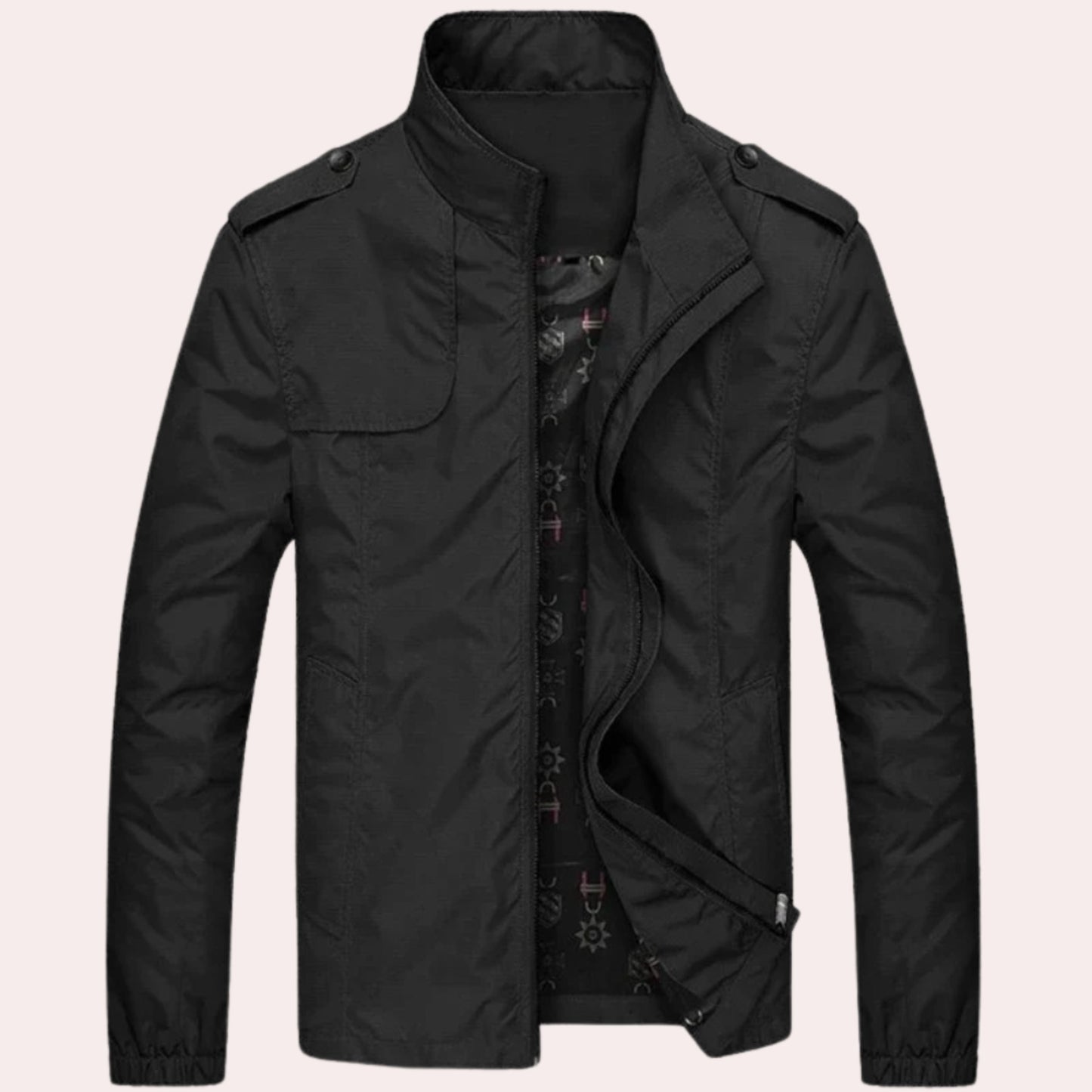 Trench-coat court coupe-vent pour homme