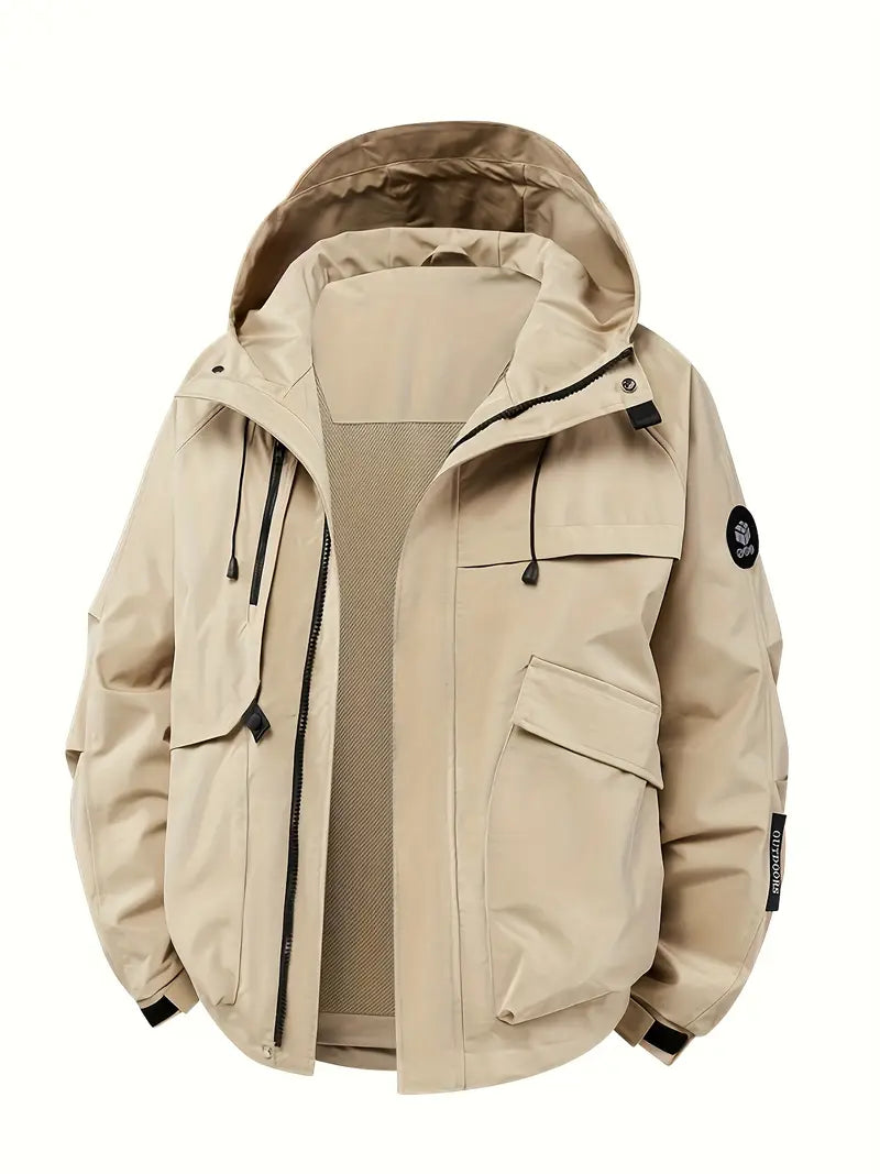 Herren Winterjacke Oversized Kapuze - IdealeKleiden