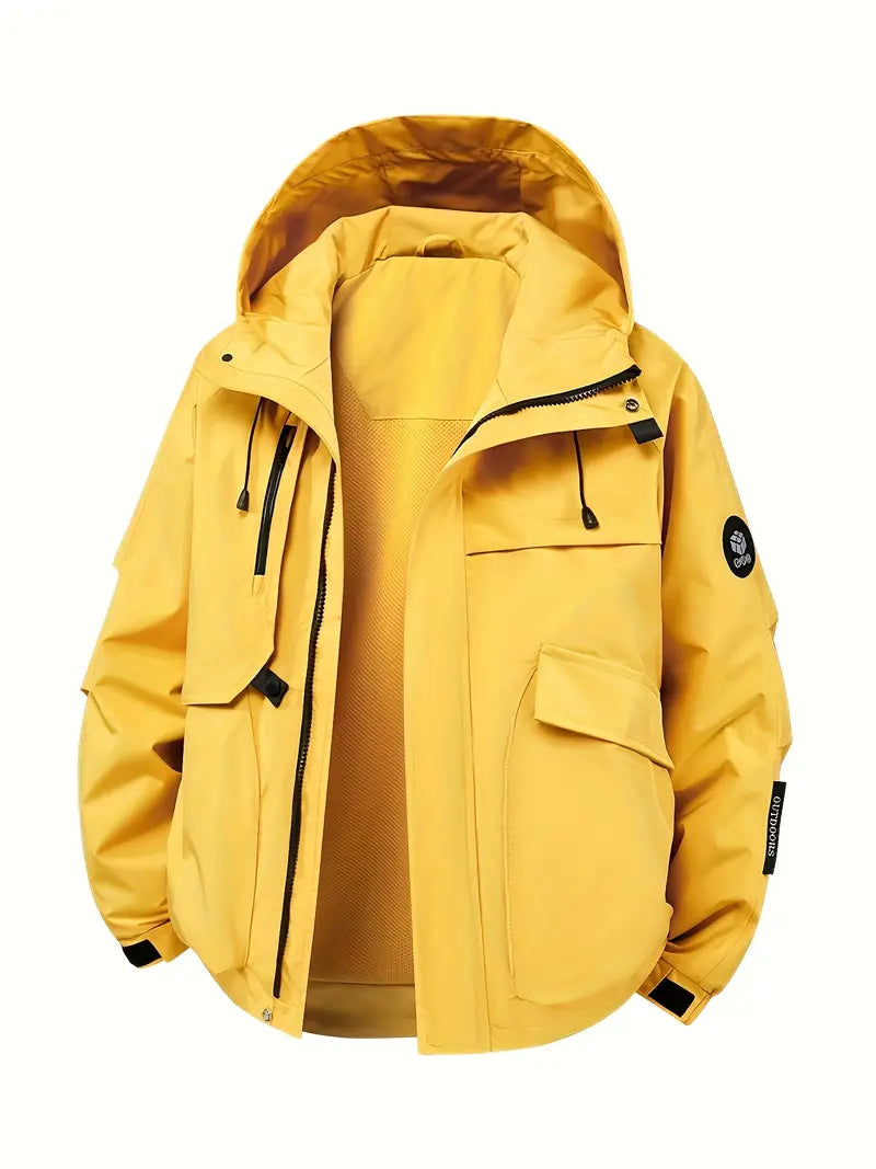 Veste d'hiver homme à capuche oversize
