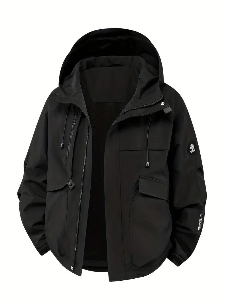 Veste d'hiver homme à capuche oversize