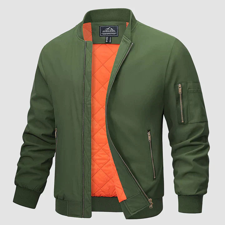 Blouson léger pour homme, coupe-vent, fermeture éclair