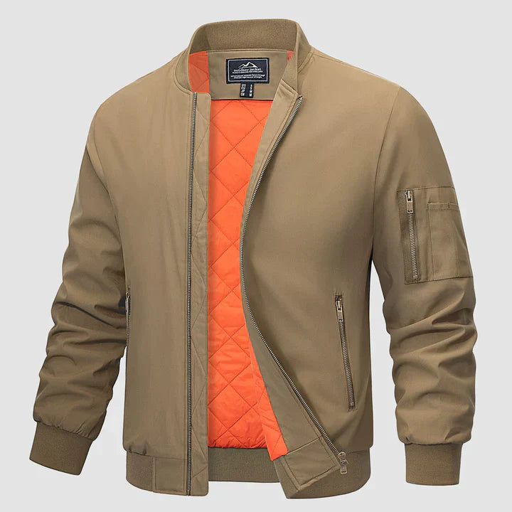 Blouson léger pour homme, coupe-vent, fermeture éclair
