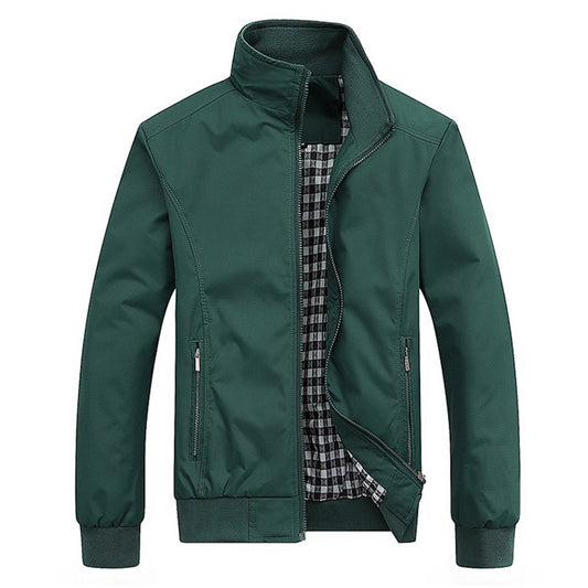 Wasserdichte Herrenjacke Reißverschluss Modern - IdealeKleiden