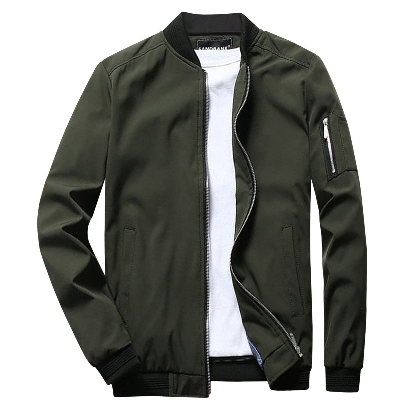 Blouson aviateur homme imperméable coupe-vent automne