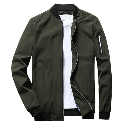 Blouson aviateur homme imperméable coupe-vent automne