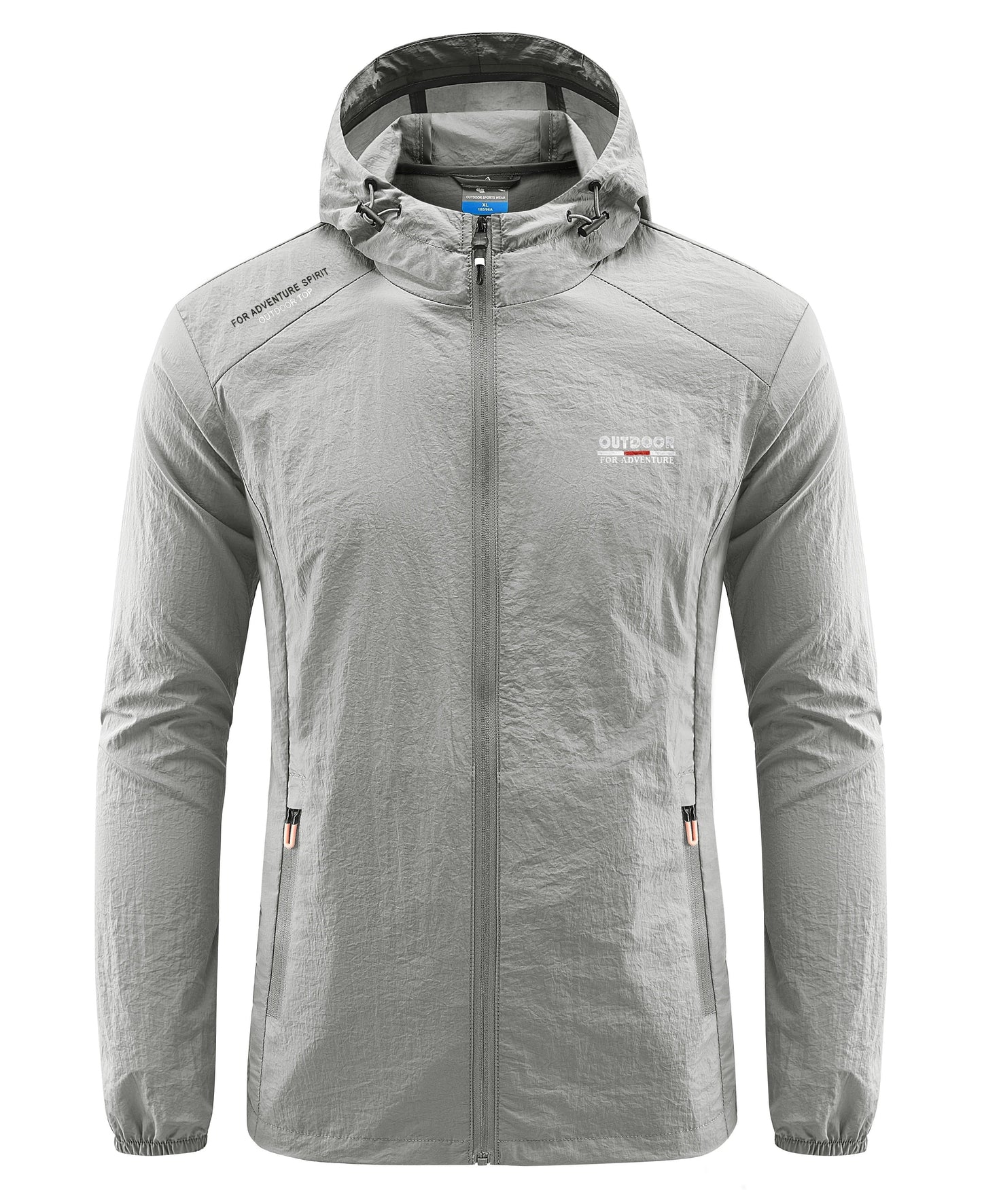 Veste de running légère pour homme Imperméable Capuche