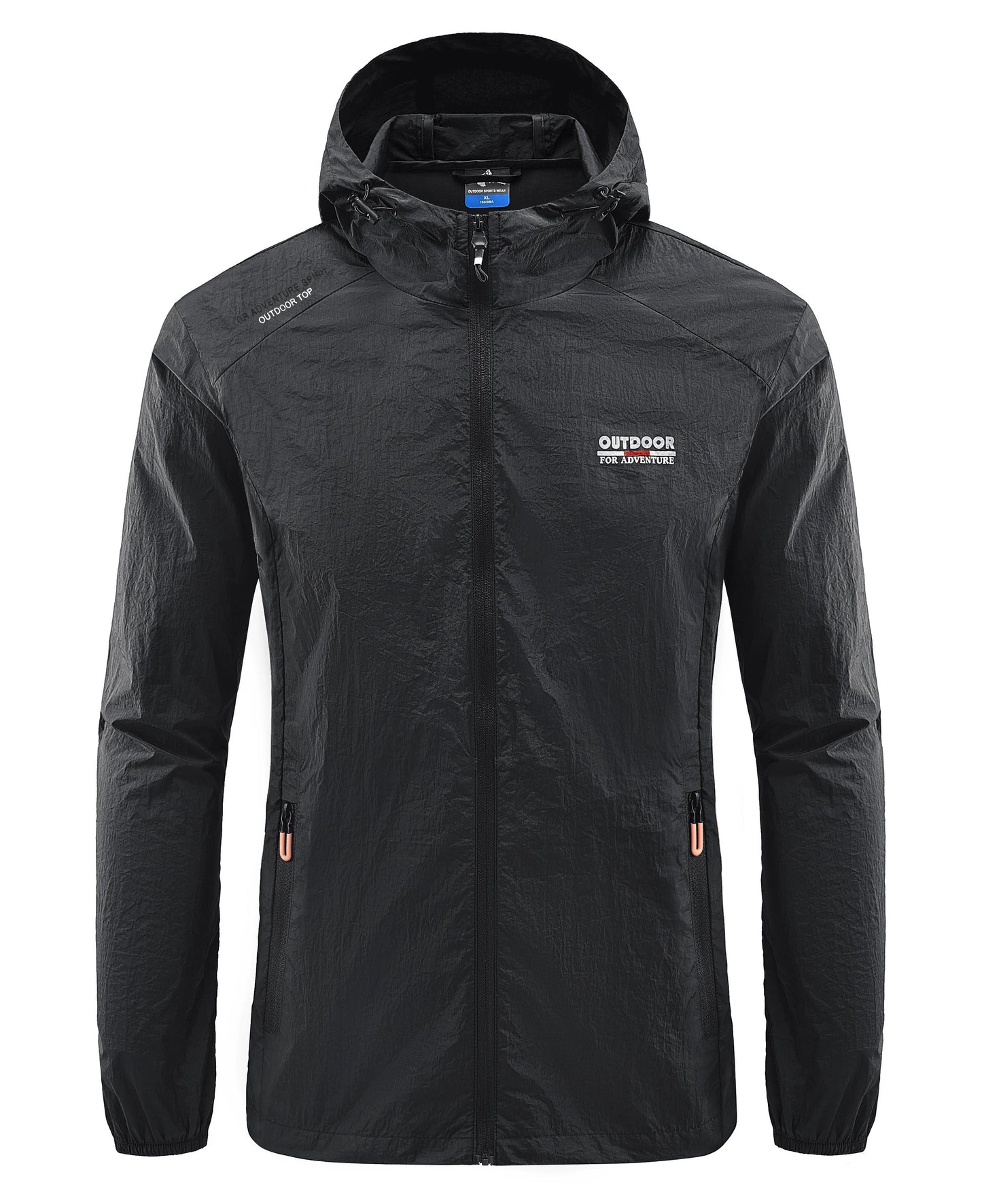Veste de running légère pour homme Imperméable Capuche