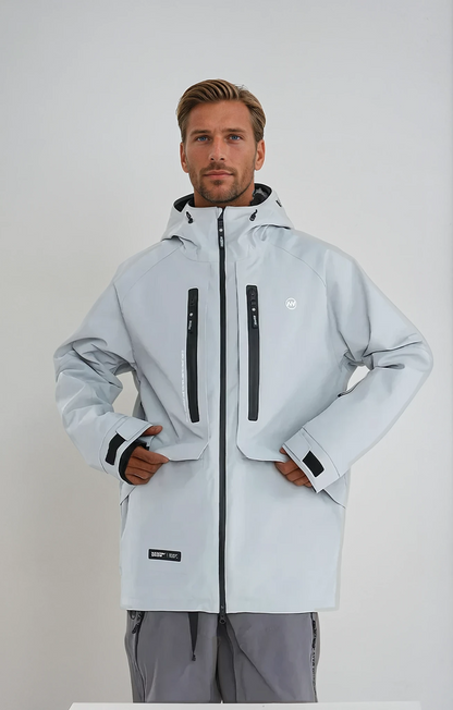 Herren Windjacke Wasserdicht Isoliert Oversized - IdealeKleiden