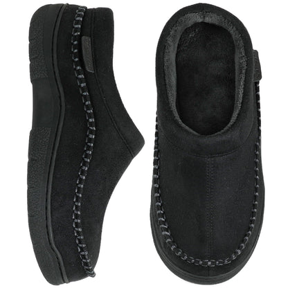 Pantoufles chaudes en fourrure pour hommes
