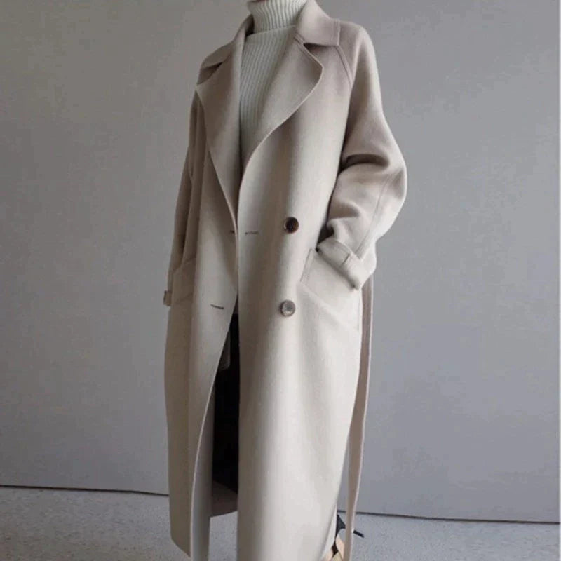 Manteau femme grande taille Ceinture Cintrée