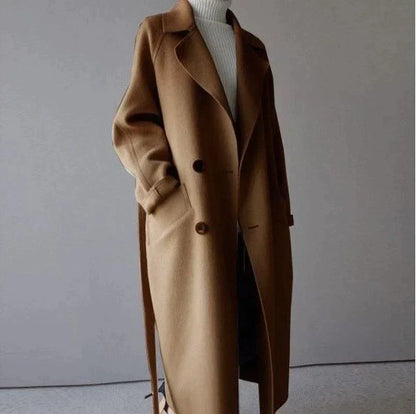 Manteau d'hiver femme Classique Cintrée Ceinture