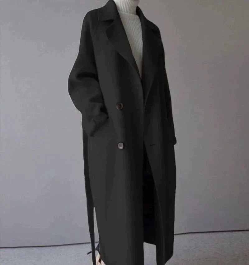 Manteau femme grande taille Ceinture Cintrée