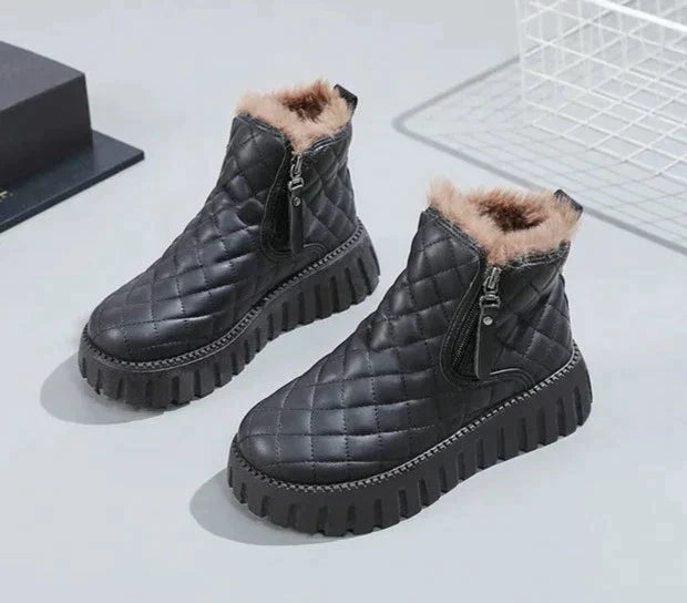 Bottes d'hiver chaudes pour femmes Confort
