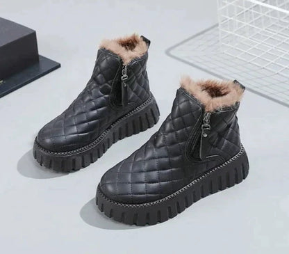 Bottes d'hiver chaudes pour femmes Confort