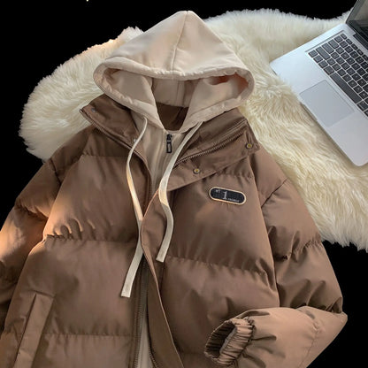 Manteau unisexe pratique avec capuche