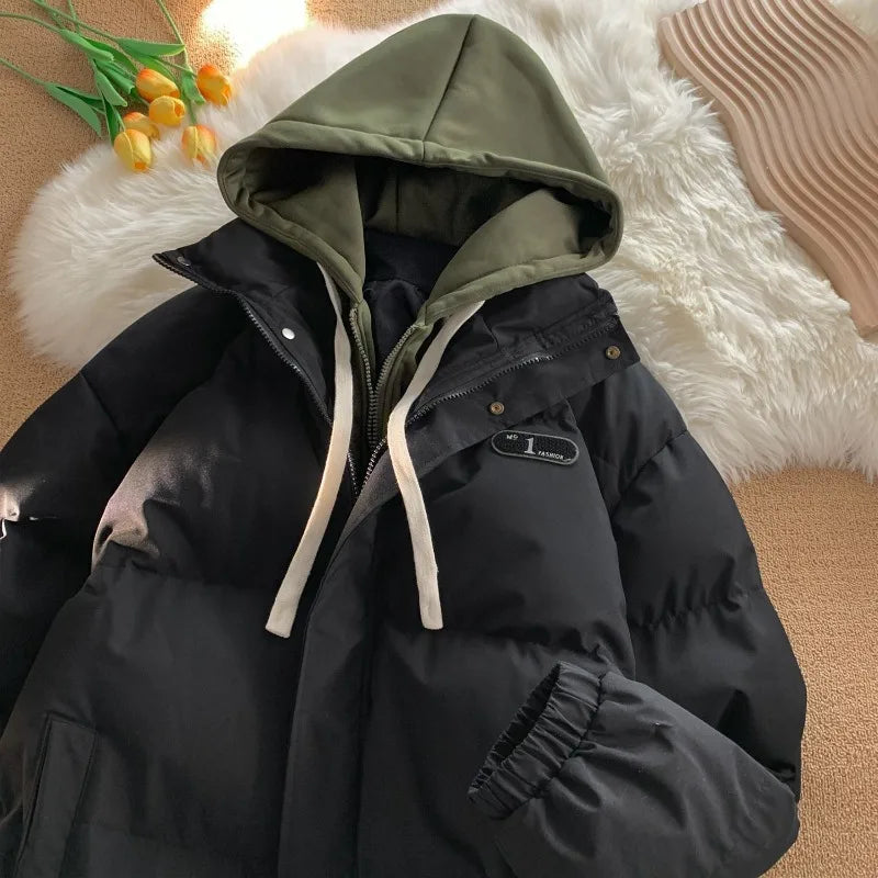 Manteau unisexe pratique avec capuche