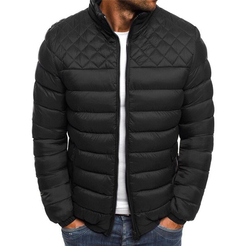 Leichte Herren Winterjacke Daunen-Puffer - IdealeKleiden
