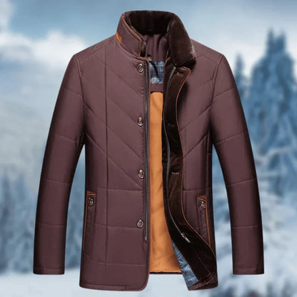 Doudoune légère pour homme à col montant