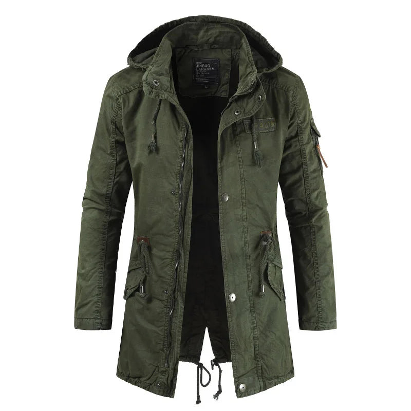 Parka polaire pour hommes - Veste coupe-vent chaude et confortable