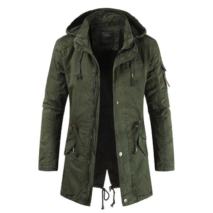 Parka polaire pour hommes - Veste coupe-vent chaude et confortable