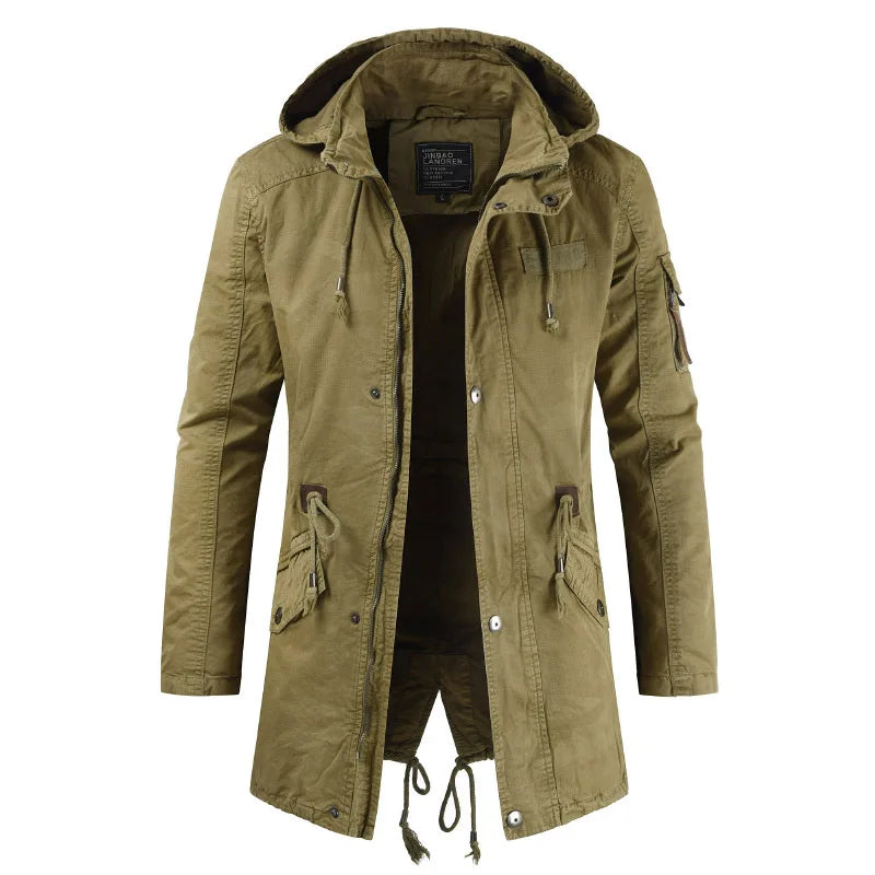 Parka polaire pour hommes - Veste coupe-vent chaude et confortable