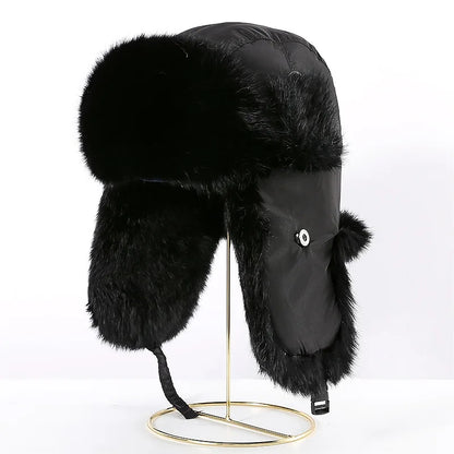 Bonnet homme chaud avec protection pour les oreilles