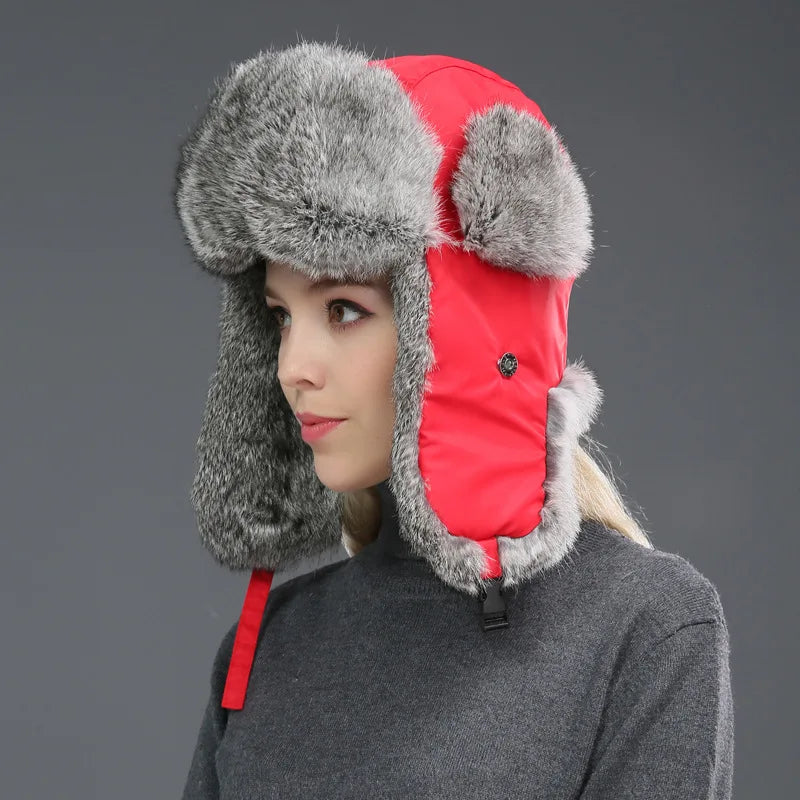 Bonnet homme chaud avec protection pour les oreilles